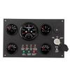 Boat Instrument Panel 120km Speed Water Oil Level Pressure Water Temperature Time Clock Display Voltage Alarm for RV