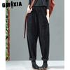GMXIA 3 Color Corduroy Banana Pants with Elastic Waistband for Spring-autumn Period