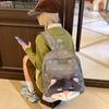Lucifer Plush Backpack With Cartoon Art And Soft Material For Leisure School