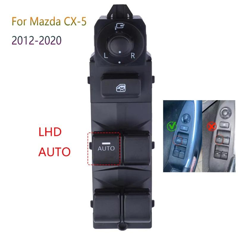 Front Left Auto Window Control Switch for Mazda CX-5 2012- LHD Electric Glass Regulator Button KF33-66-350A Car Accessories