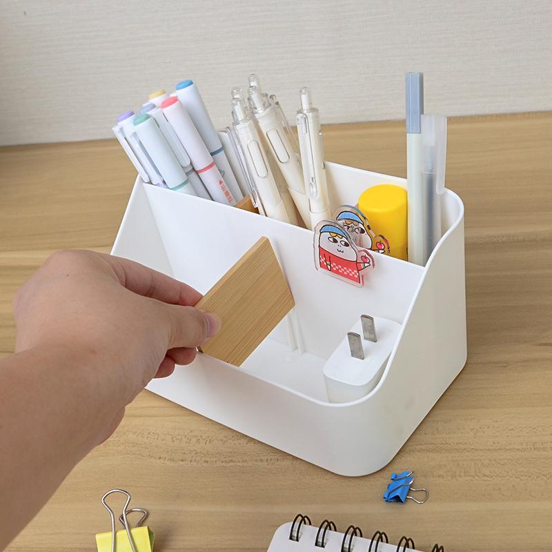 Plastic Multi-Grid Desktop Storage Box, Cosmetic Storage Box, Office Organizer, Partition Storage Box For Office And Living Room