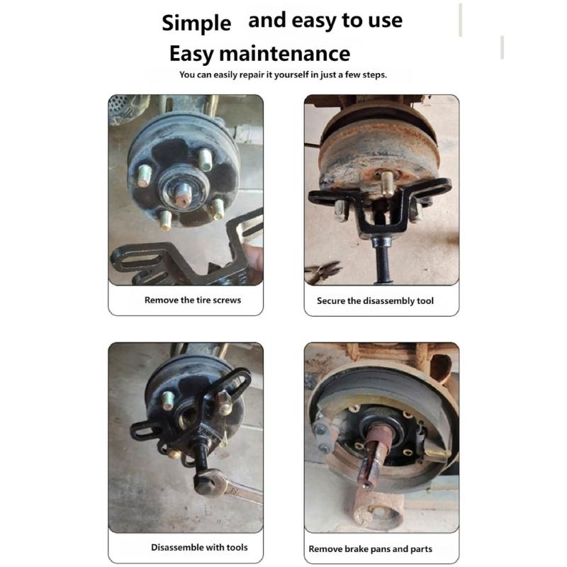 Compact Brake Caliper Extractor Disassembler Removal Tool Designed For Motorcycles And Sand Vehicles With Secure Grip