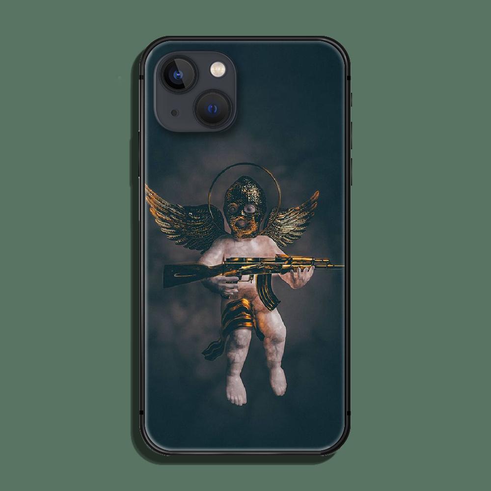 Statue Abstract Art Phone Case Cover Coque For Iphone Xiaomi Mi Samsung Galaxy Redmi Note A S 11 12 13 14 15 22 23 24 5G Pro Plus Max Fe Ultra