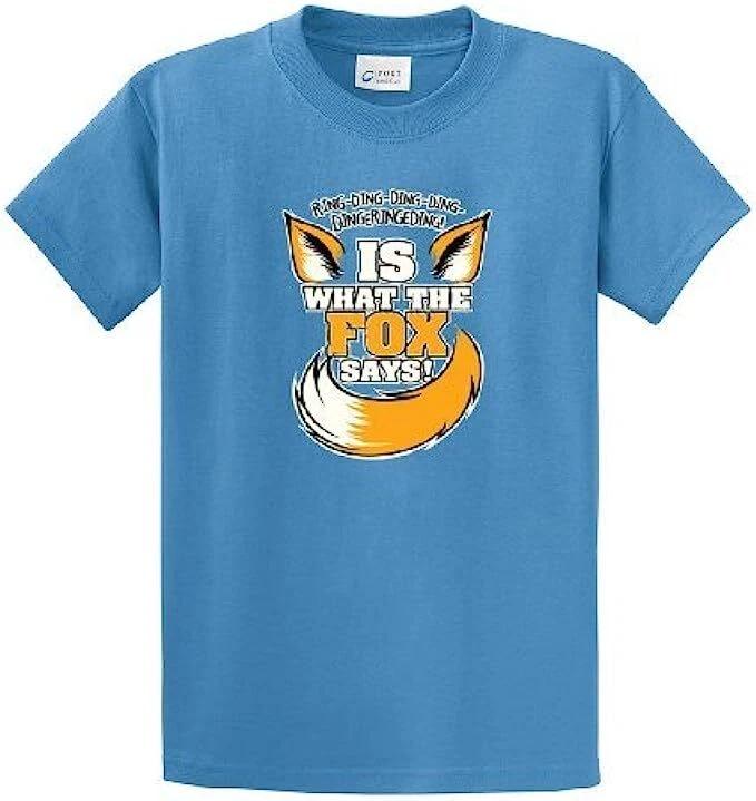 

Funny Youth Short Sleeve T-Shirt Ring Ding Ding is What The Fox Says-Carolina-ys 2XL
