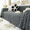 Thicken Plush Sofa Cover Winter Warm Sofa Mat Cushion for Living Room Non-slip L-shape Universal Couch Slipcover Home Decor