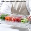 Transparent Fresh Iced Box Detachable Chilled Fruit Fresh-keeping Box New Condiment Tray