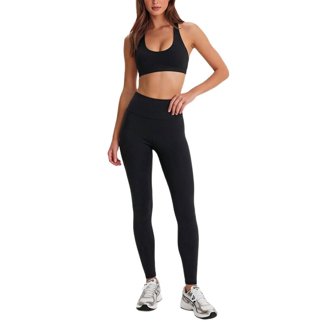 Chen Shijie's new yoga suit shows chest, quick-drying, high-waisted yoga suit, elastic hip lift sports suit