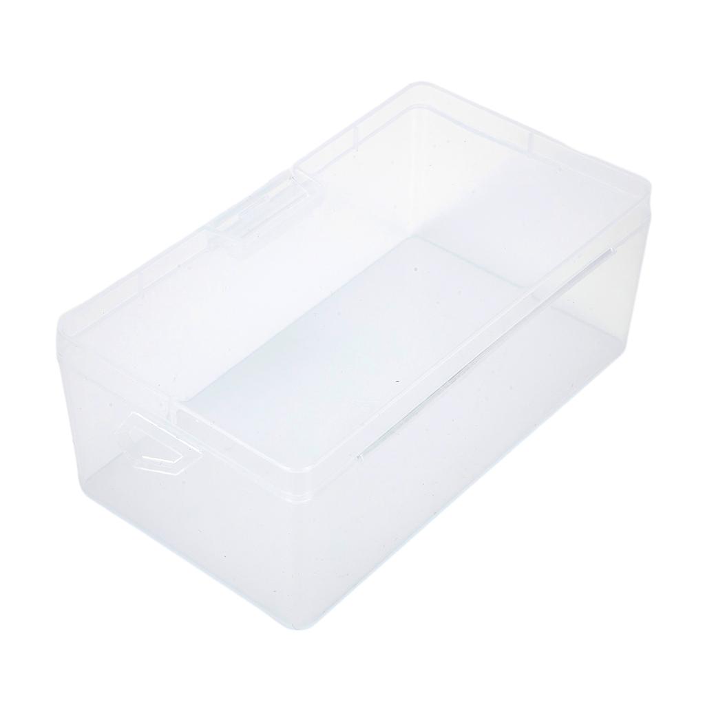 Rectangular Transparent With Lid Storage Box Multipurpose Home Storage Bag Collection Container Desktop Cosmetics Sundries Case