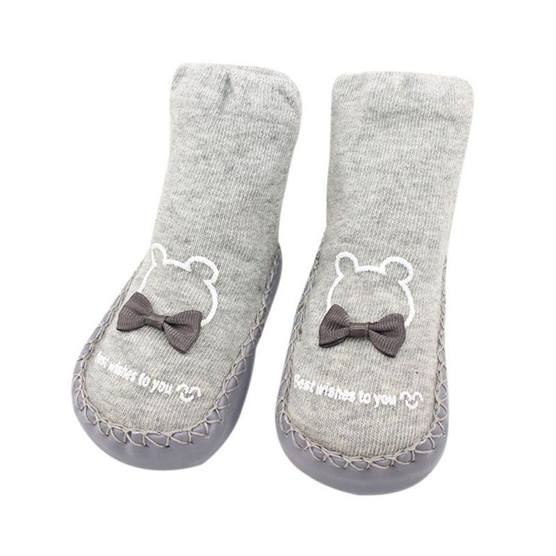 Cute Baby Toddlers Anti-slip Crawling Socks Shoes Toddler Slipper Boots 0-14 Months