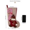 Large Christmas Stocking Cartoon Santa Claus Snowman Christmas Socks New Year Candy Gift Bags Christmas Tree Pendant Home Decor