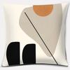 Warm Color Geometry Series Pillow Home Office Decoration Pillow Bedroom Sofa Car Cushion Cover