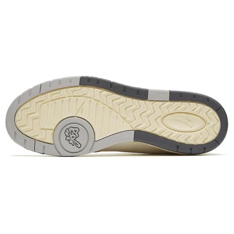 Anta Flame 4.0 Rutschfest Abriebfest Niedrig geschnitten Skateboard-Schuhe Herren Mikrochip-Grau 112328081-1