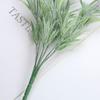 7 Head Flocked Lavender Flower Bouquet Partition Fence Decoration Artificial Lavender Flower
