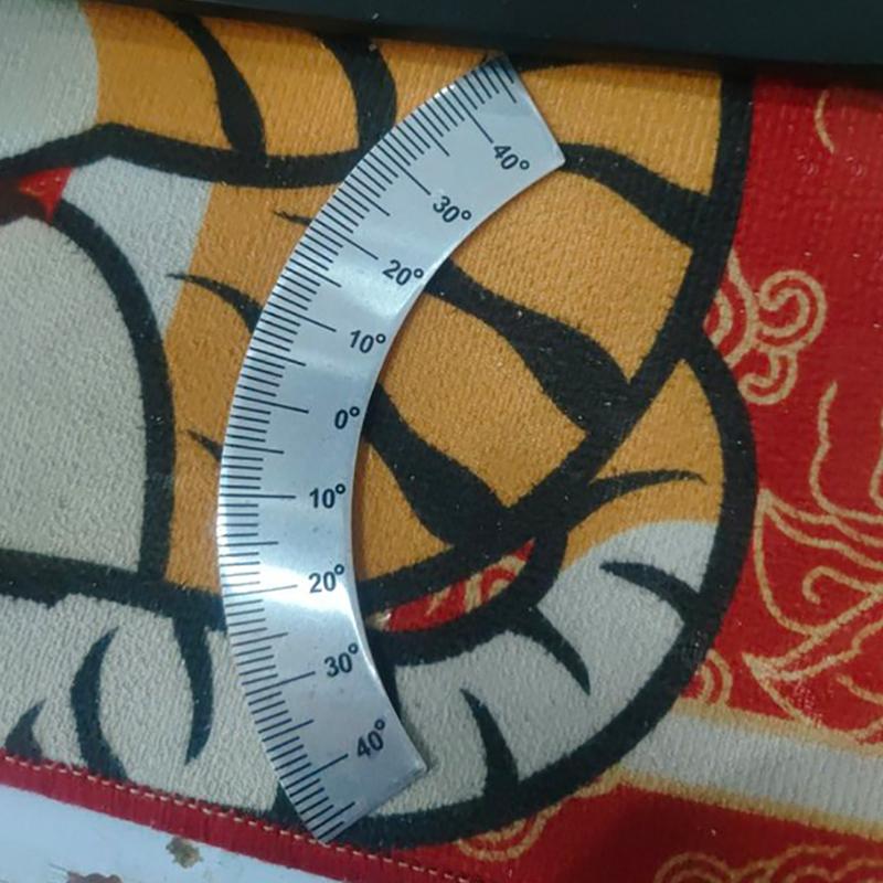 Транспортиры Деталь фрезерного станка - линейка с угловой пластиной, измерительные инструменты для измерения дуги угла 45 градусов, штангенциркуль