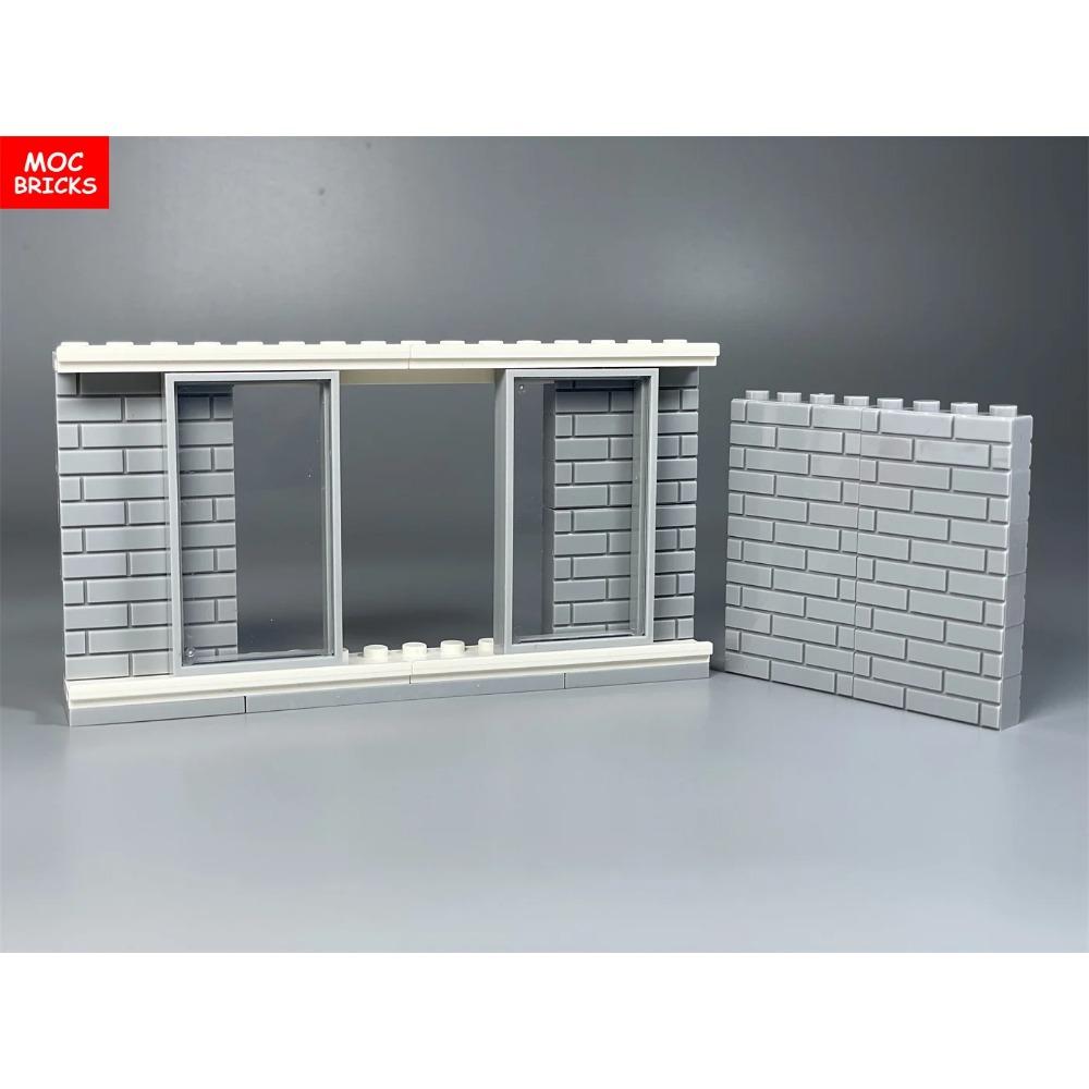 

Кирпичи MOC Раздвижная дверь на направляющей 1x4x6 Рама 60596 92589 Стена дома Собранные частицы Строительный блок Пластиковая игрушка для ребенка