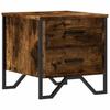 VidaXL Bedside Table Smoked Oak 40x41x40 Cm Engineered Wood, Side Table, Bedside Cabinet, Side Table for the 848508