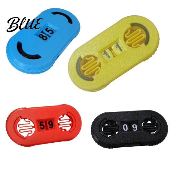 Practical Combination Lock Buckle Two-Digit 3D Digital Printed Life Counter with Elastic Health Storage Box Accessory Tracker Counter for