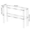 Vertical Acrylic Display Stand Ladder Storage Shelf for Bubble Mart Dolls,Labubu Collectibles,Figures,Perfume,Cosmetics,Cupcake