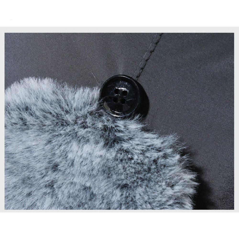 Windproof Lei Feng Hat Warmth Plush Hood Cap Fashion Cold Hat  For Women Man