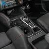 Für Ford Focus/Focus ST      2024 2025 Echter Weicher Kohlefaser-Aufkleber LHD RHD Auto Schalthebel Rahmen Panel