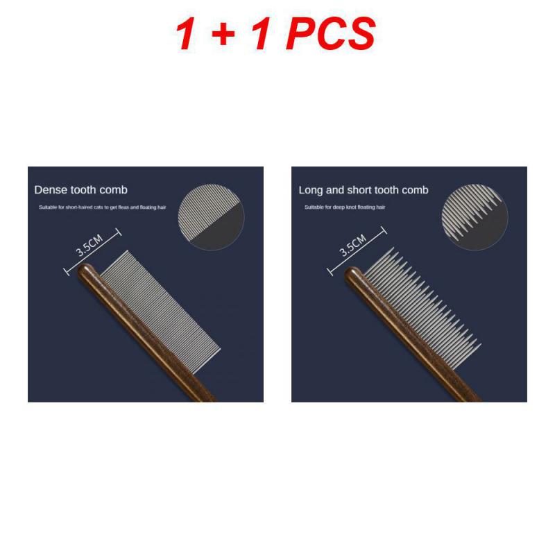 

2шт косметическая расческа предотвращает заражение блохами и клещами эффективный и действенный уход высококачественные необходимые вещи для владельцев кошек