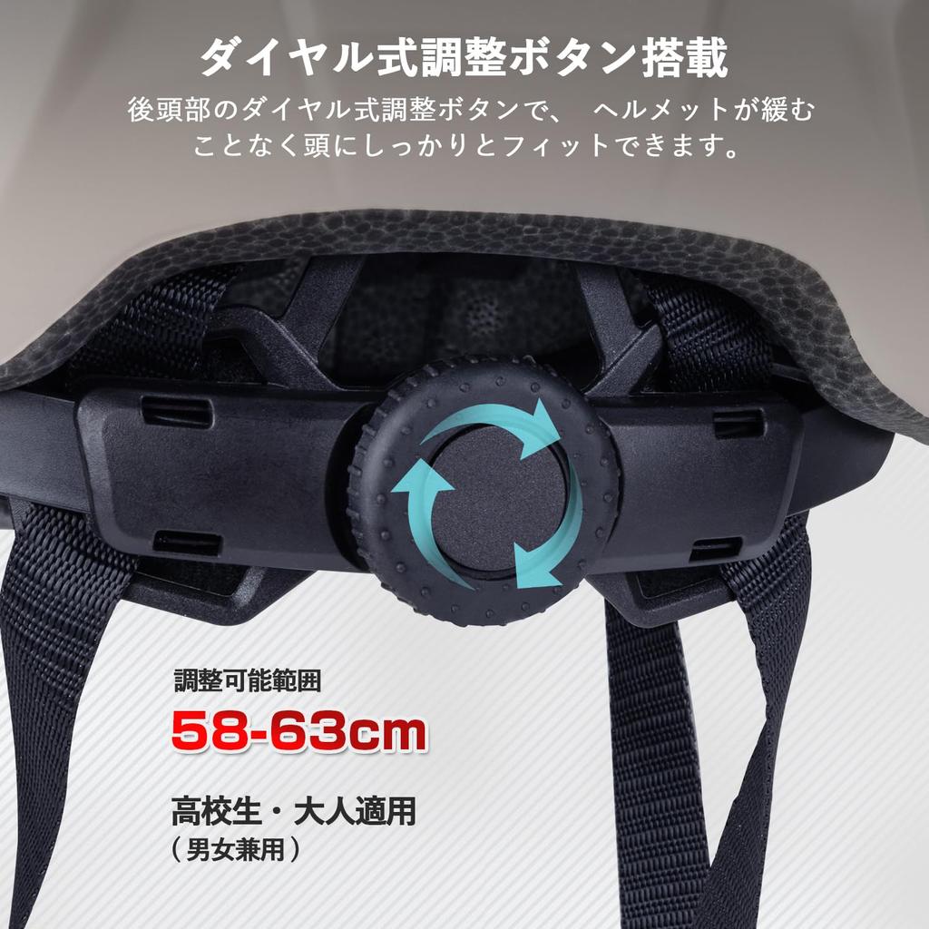 Mixiu Bicycle CE with Magnetic UV Impact Adjustable Size with LED for Road and and School Helmet, Certified, Goggles, Protection, Windproof,