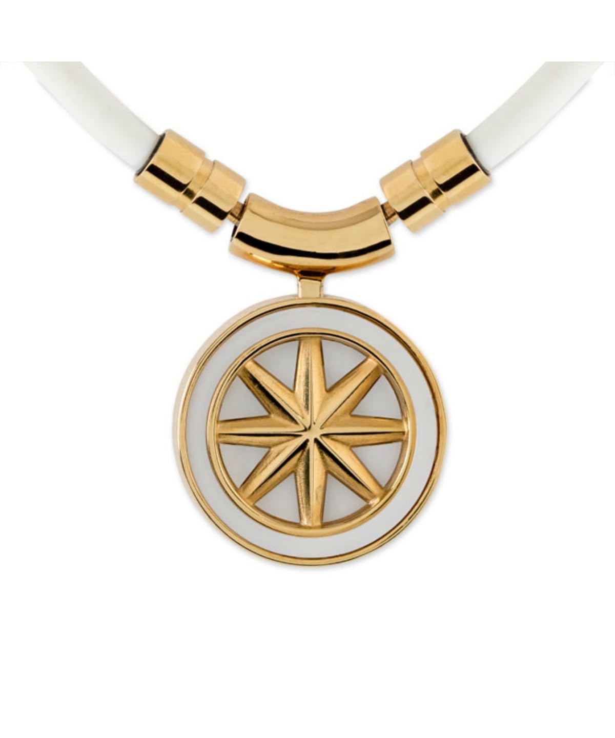

Bandel Health Accessories Ожерелье Healthcare ожерелье Earth mini 52 см Белый×Золотой