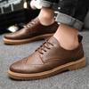 Neue Herren Oxford Luxus Casual Mode Atmungsaktiv Formell Klassisch Business Lederschuhe Mode Freizeitschuhe