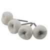 5Pcs 3Mm Shank Wool Felt Polishing Wheel Abrasive Brush Grinding Buffing Wheel