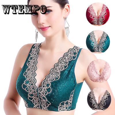 FallSweet Women Bras Push Up Lace Bra Sexy Plus Size Brassiere Comfort Underwear Female