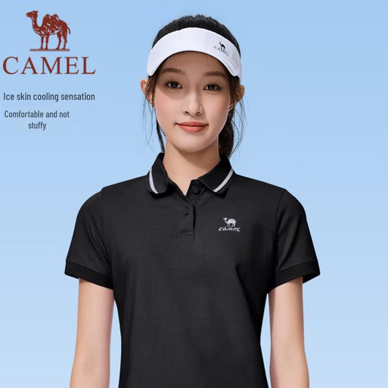 CAMEL Women s Quick-Dry Polo T-Shirt XL