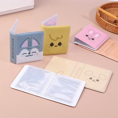 Cartoon Animals 3 Inch Album Star Photo Small Card Storage Album Cute Idol Picture Postcard Kpop Card Binder Card Book