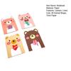 4Pcs Mini Cute 3D Animal Shape Notebooks Daily Thick Writing Paper Notebooks Cartoon Memo Notebook for School Office