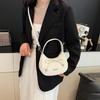 Nischendesign Schleifenhandtasche neu hochwertig einzelne Schulter Unterarmtasche Damen Umhänge Knödelbeutel