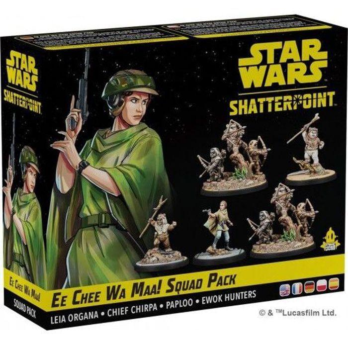 Figurine - atomic mass games - shatterpoint - 5 figurines - 12 cartes - star wars