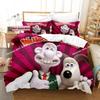 Kawaii Gromit Bedding Set Single Twin Full Queen King Size Bed Set Aldult Kid Bedroom Duvetcover Sets Print Anime Bed Sheet Set