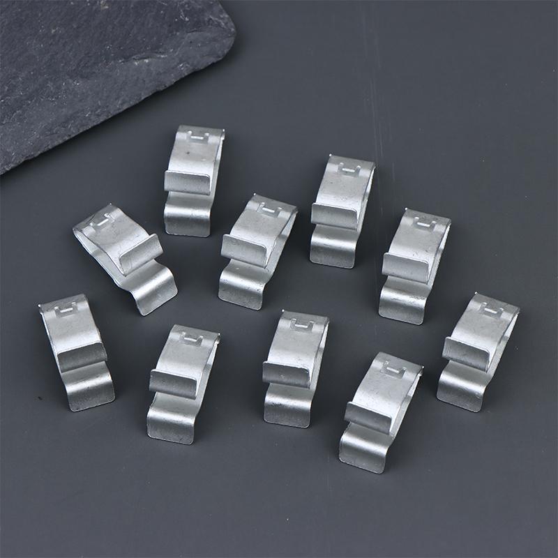 Car Seat Iron Guard Buckle 10Pcs V Shaped Clips Support Interior Panel Backrest Securing Universal Fit for Sedan and SUV