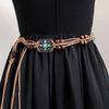 Vintage Ethnic Style Handwoven Waist Rope Women'S Dress Decorative Waist Chain Versatile Bohemian Y2K Belt