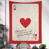 Ace Card Positive Sayings Print Fashion Hippie Wall Hanging Tapestries Bohemian Wall Tapestries Mandala INS Home Decor