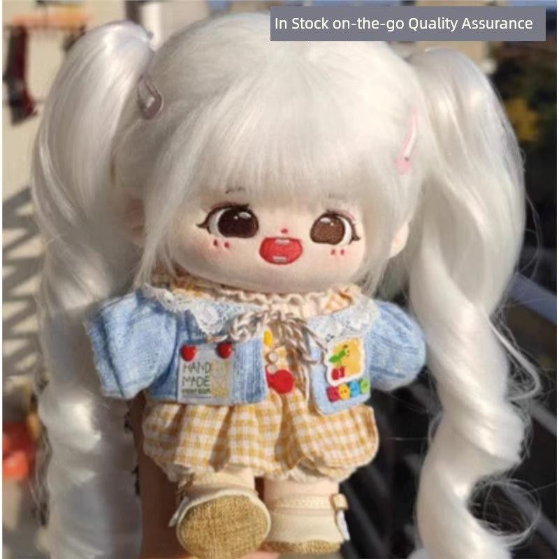 

Хлопковый кукольный парик длинный хвост 20 см детский высокотемпературное волокно длинные волосы вьющиеся волосы 20 см один хвост White (only horsetail [seconds]]