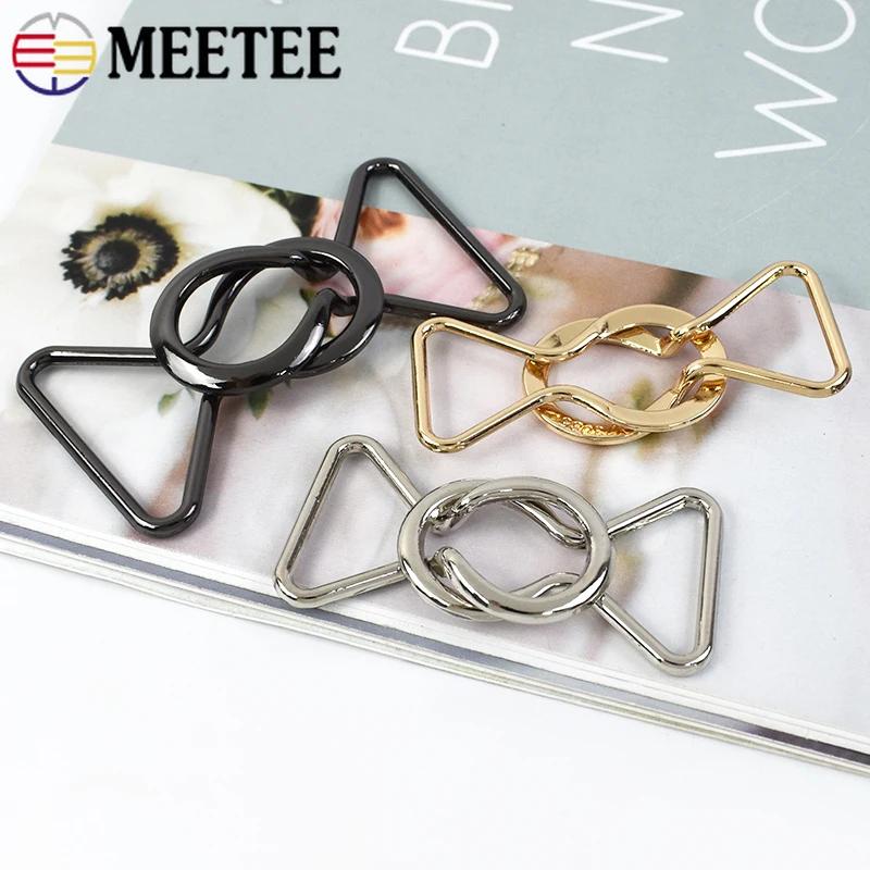 2/5Pcs Metal Buckles 20-40mm Women Coat Waist Buckle Belt Clasp Decorative Button Band Clasps DIY Garment Sewing Accessories