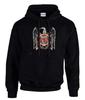 Slayer Logo Muzyka Punk Rockowa Bluza z Kapturem Czarna -3564 -SW