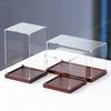 Transparent Acrylic Acrylic Display Case Stackable Design Showcase Storage Box Doll Collectibles