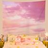 Tapestry Aesthetic Wall Decoration Colorful Cloud Home Living Room Hanging Background Cloth