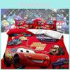 Print Cars Lightning Design Bedding And Pillowcase Three Piece Set Decor