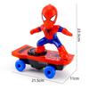 Stunt Electric Scooter Robot Skateboard Toy with Music Cartoon Balance Bike Toy