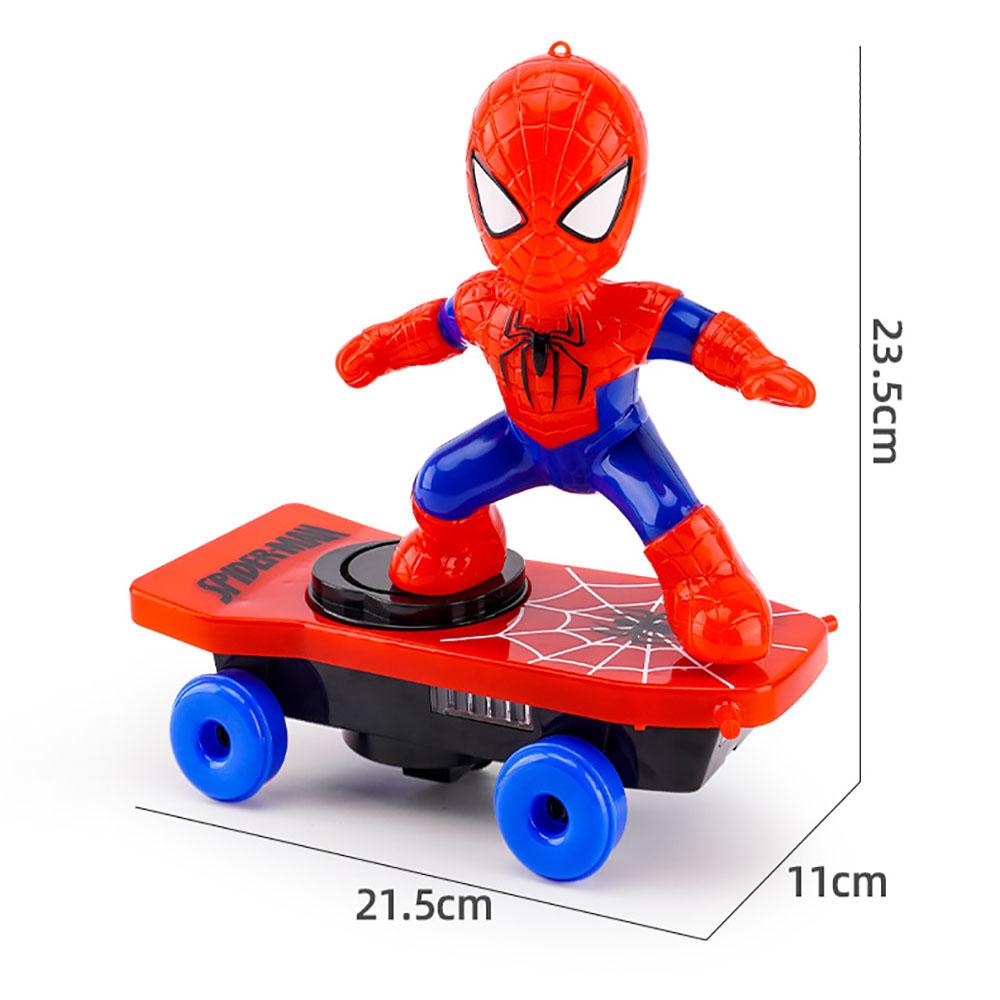 Stunt Electric Scooter Robot Skateboard Toy with Music Cartoon Balance Bike Toy