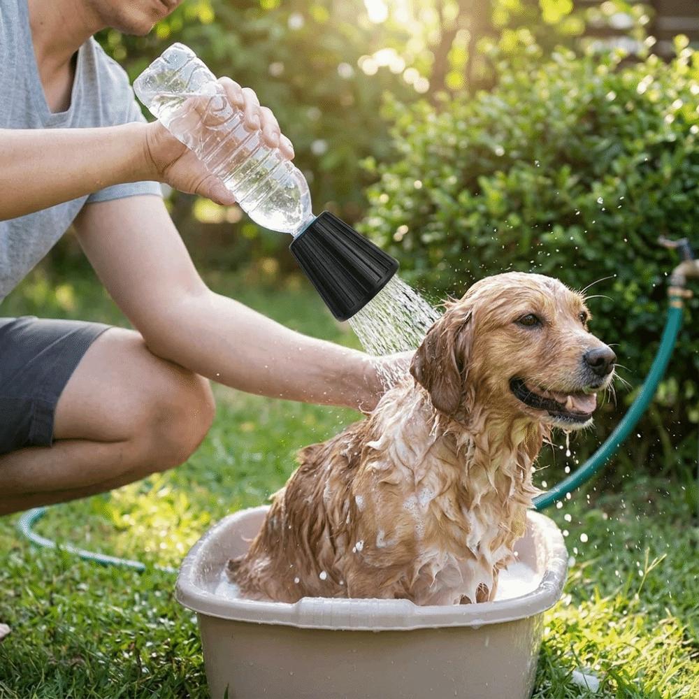 Pommeau de douche réutilisable pour animaux de compagnie Robinet de bain portable pour chien Toilettage pour animaux de compagnie Pulvérisateur de nettoyage pour chat Extérieur