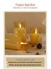 LED Acrylic Bullet Candle Lights: Realistic Flame, Perfect for Weddings & Romantic Bar Décor