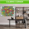 Mandala Coloring Poster for Adults and Kids - Large Wall Coloring Poster for Classroom Office Family - Giant Coloring Posters Collaborative - Big